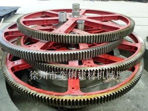 徐州市奎鋼建材機械廠皮革機械大齒輪及木制轉鼓配件高清圖片展示